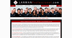 Desktop Screenshot of lanwanprofessional.com
